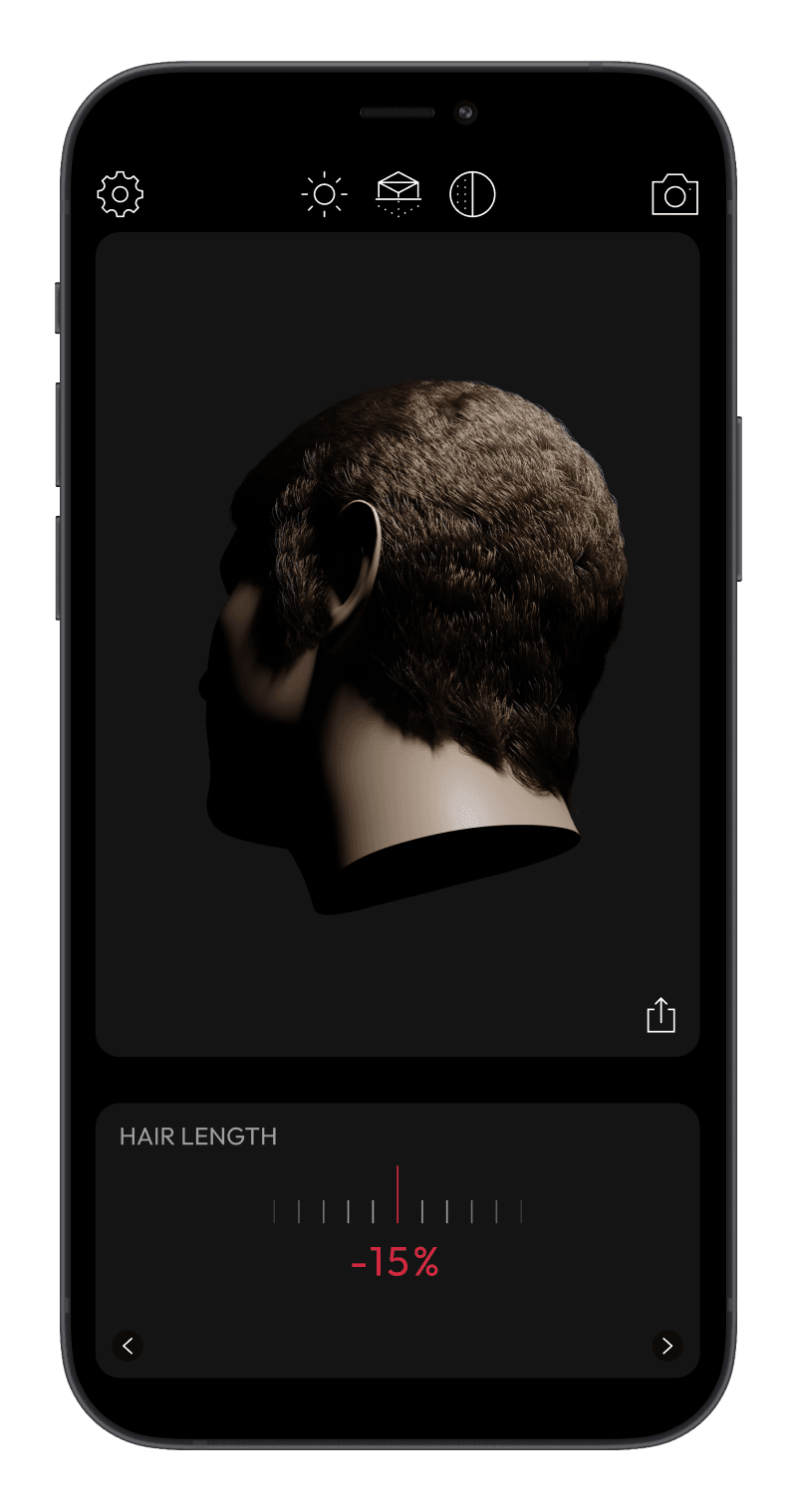 Hairider App Customize Haircut